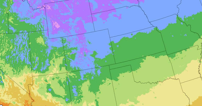 USDA Zone Map of United States