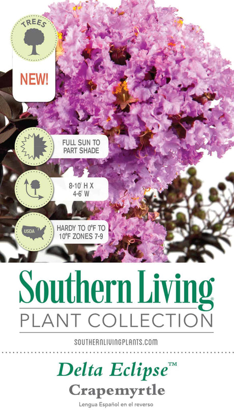 Delta Eclipse Crepe myrtle tag front