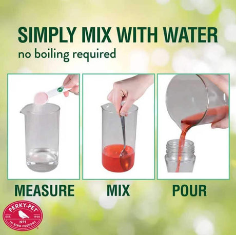 No boiling necessary mixing hummingbird nectar